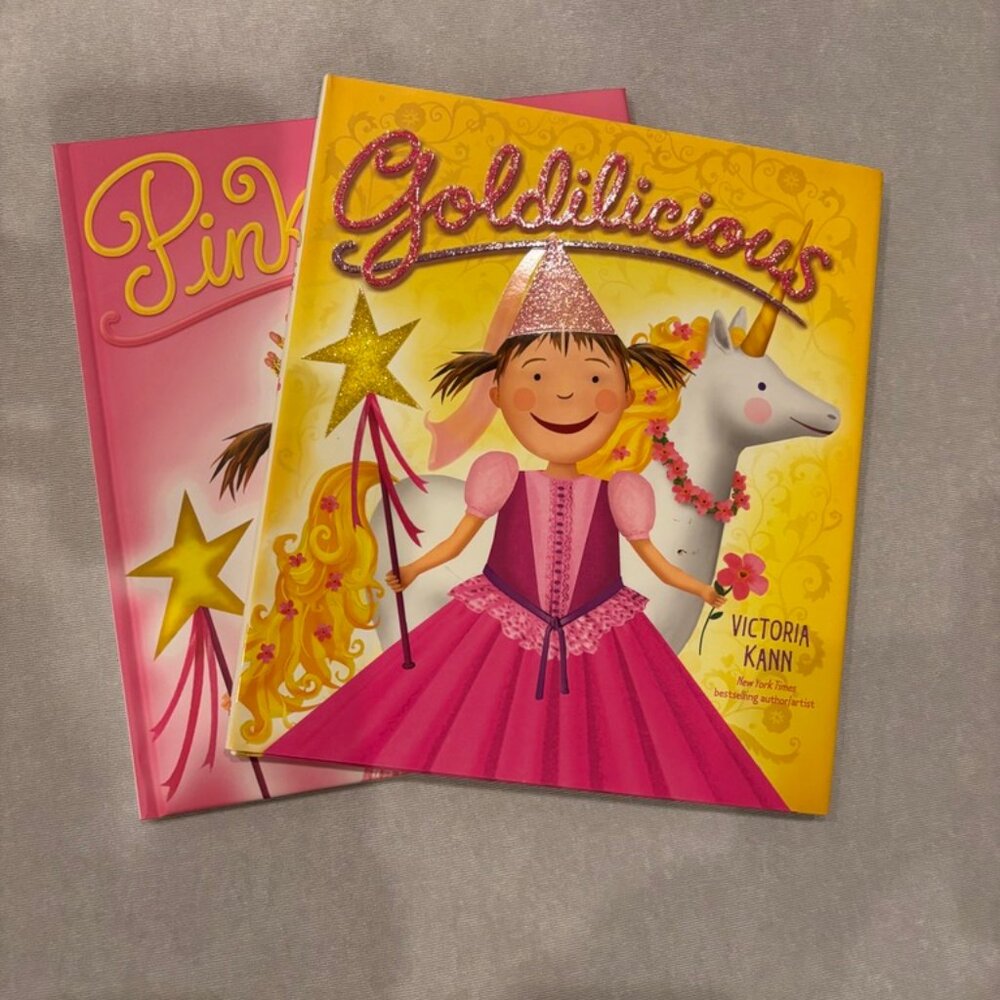 GOLILICIOUS AND PINKALICIOUS Hardback Kids Books (Set of 2)